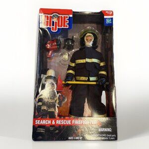 G.I. Joe 2001 FIREFIGHTER SEARCH & RESCUE  Hasbro ‎ Fully Equipped Delta 81575